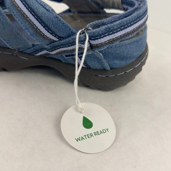 JBU Fisherman Sandals Womens Size 8.5M Jambu Olympia Water Ready Blue Gray NEW - Picture 7 of 16